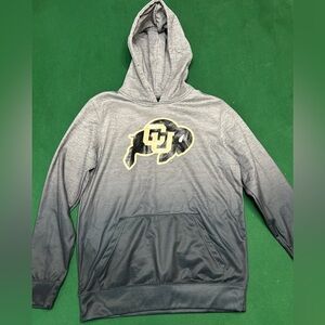 Colosseum Gray Ombre Hoodie with Logo